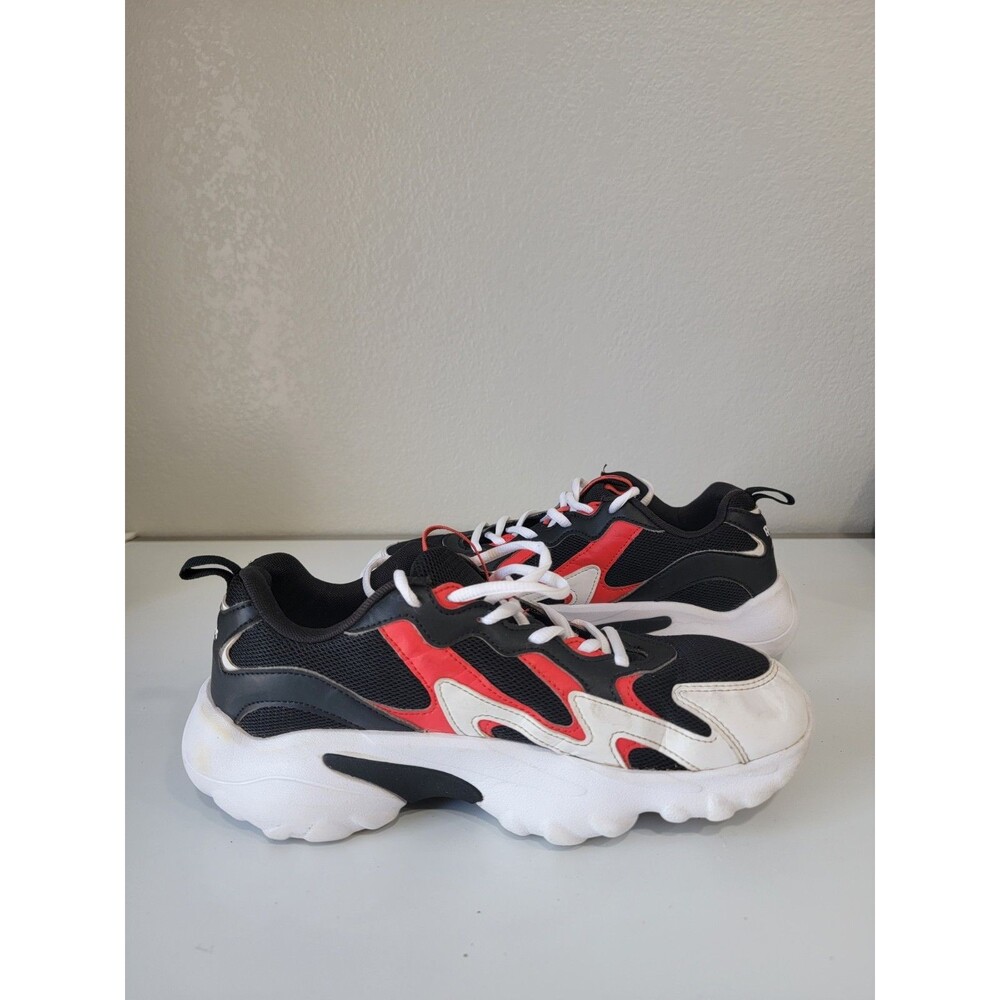 Reebok DMX 1000 Men’s Size 9 Radiant Red Black White Chunky Running Shoes